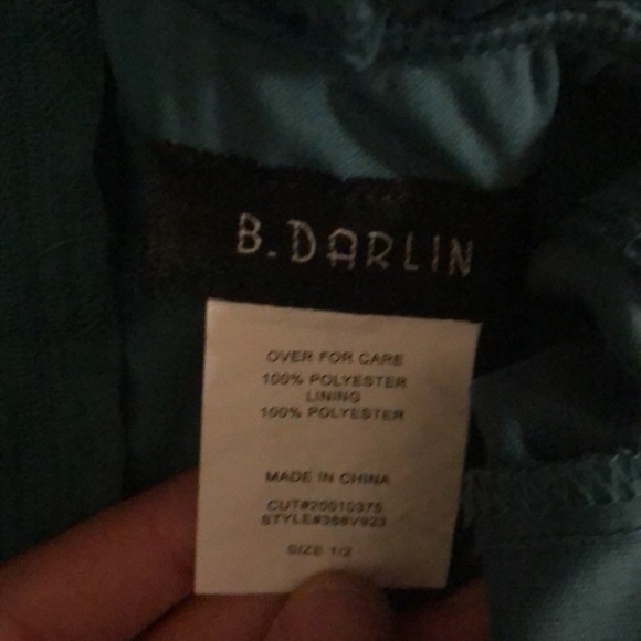 TEAL DRESS - Picture 3 of 3